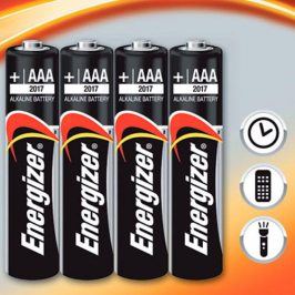 ENERGIZER alkalická baterie Energizer LR03 Mikrotužka AAA BL4