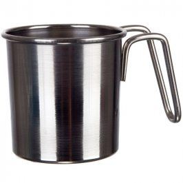 BANQUET Nerezový hrnek s uchem, 7cm