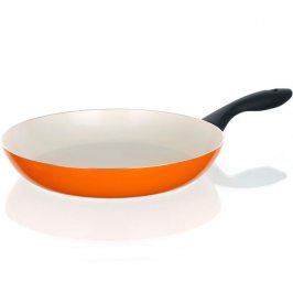 BANQUET Pánev 28 cm oranžová se spirálovým dnem Natura Ceramia Arancia
