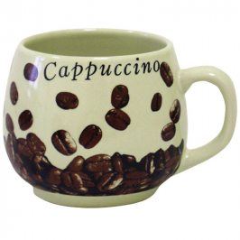TORO Hrnek buclák capuccino, objem , 8 x 7, 9 cm 300ml
