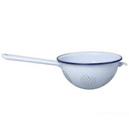 Orion Smaltovaný cedník modrý, průměr 18 cm