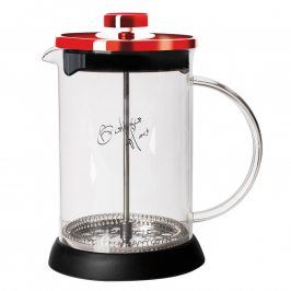 Konvička na čaj a kávu French Press Burgundy Metallic Line 350 ml