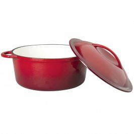 Hrnec litinový s poklicí 24 cm