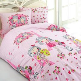 Dětské povlečení Love 140x200 jednolůžko - standard bavlna