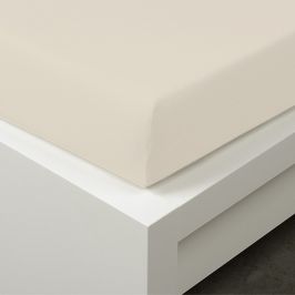 Napínací prostěradlo Tencel béžové Jednolůžko - standard 48% tencel, 48% bavlna, 4% elastan