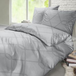 Povlečení Deno frost 140x200 jednolůžko - standard Bavlněný satén