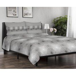 Flanelové povlečení Glenn šedé 140x200 jednolůžko - standard Flanel
