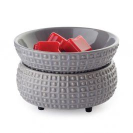 Elektrická aromalampa a ohřívač svíček Slate Keramika šedá