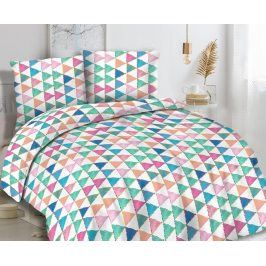 Flanelové povlečení Trine barevné 140x200 jednolůžko - standard Flanel
