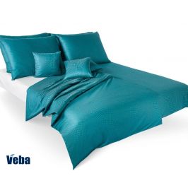 Povlečení Geon Mozaika petrolejové 140x200 jednolůžko - standard bavlna