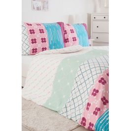 Flanelové povlečení Happy 140x200 jednolůžko - standard Flanel