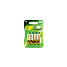 Tescoma alkalická tužková baterie GP Super AA, 4 ks