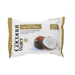 Xpel Coconut Water Hydrating Facial Wipes 25 ks čistící ubrousky na odstranění make-upu pro ženy