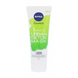 Nivea Essentials 1 Minute Urban Detox Mask 75 ml pleťová maska pro ženy