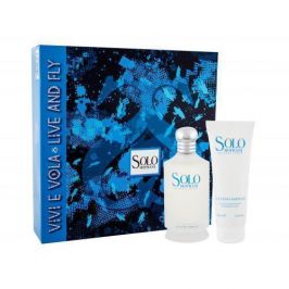 Luciano Soprani Solo dárková kazeta unisex toaletní voda 100 ml + sprchový gel 100 ml