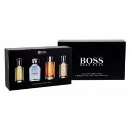 HUGO BOSS Mini Set 1 dárková kazeta pro muže toaletní voda Boss Bottled 2x 5 ml + toaletní voda Hugo Man 5 ml + toaletní voda The Scent 5 ml