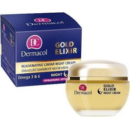 Dermacol Gold Elixir 50 ml regenerační noční krém proti vráskám pro ženy
