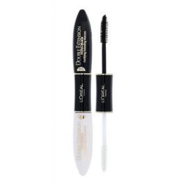 L´Oréal Paris Double Extension 12 ml řasenka pro prodloužení a výživu řas pro ženy Carbon Black