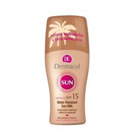 Dermacol Sun Milk Spray SPF15 200 ml voděodolné mléko na opalování ve spreji pro ženy