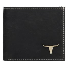 Pánská kožená peněženka Wild Buffalo Martin - černá