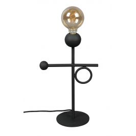 Černá kovová stolní lampa DUTCHBONE Loyd
