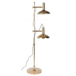 Mosazná kovová stojací lampa DUTCHBONE Karish