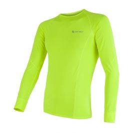 Pánské funkční triko Sensor Coolmax Fresh dl.rukáv Velikost: S / Barva: žlutá